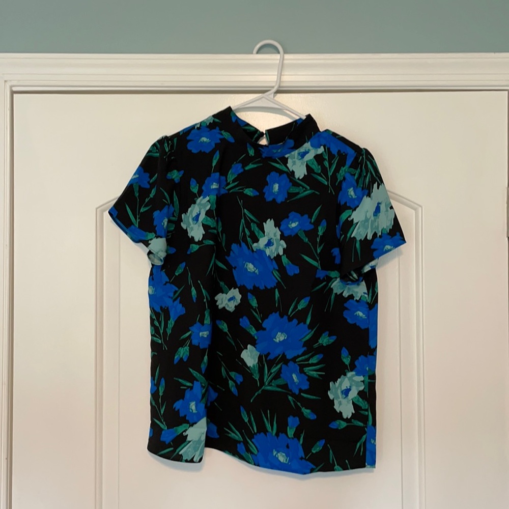 J. Crew Floral Blouse
